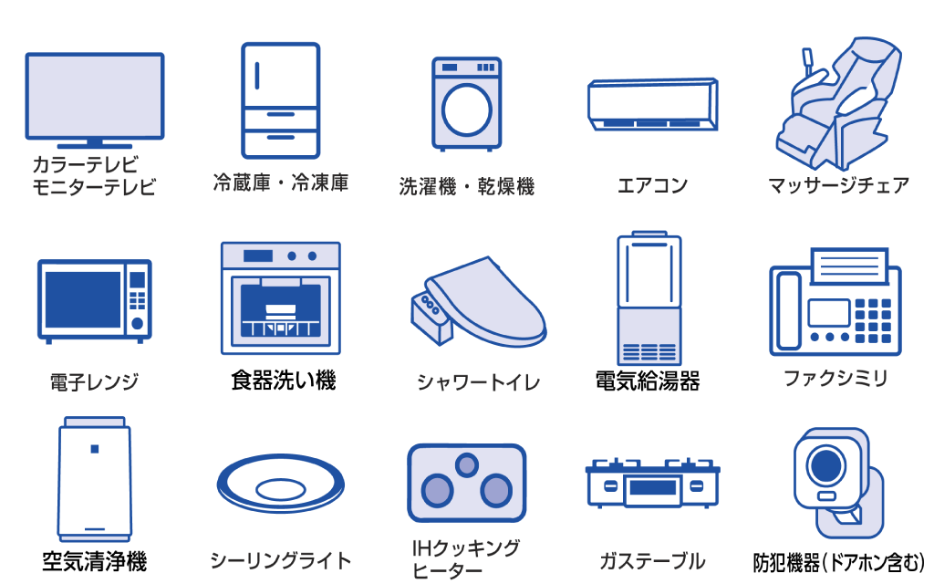 訪問修理対象商品