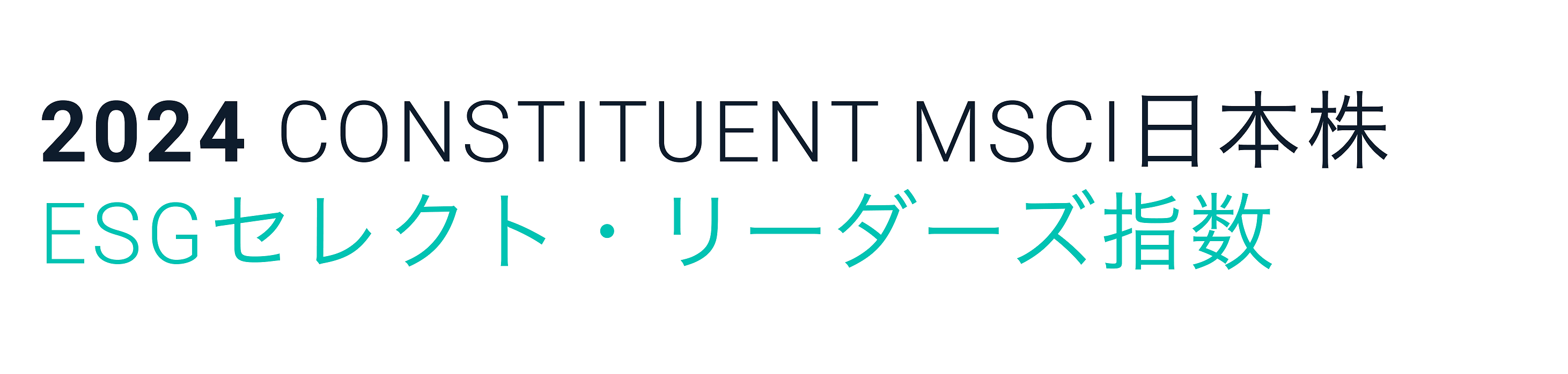 MSCI日本株セレクト・リーダーズ指数