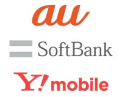 au SoftBank Y!mobile