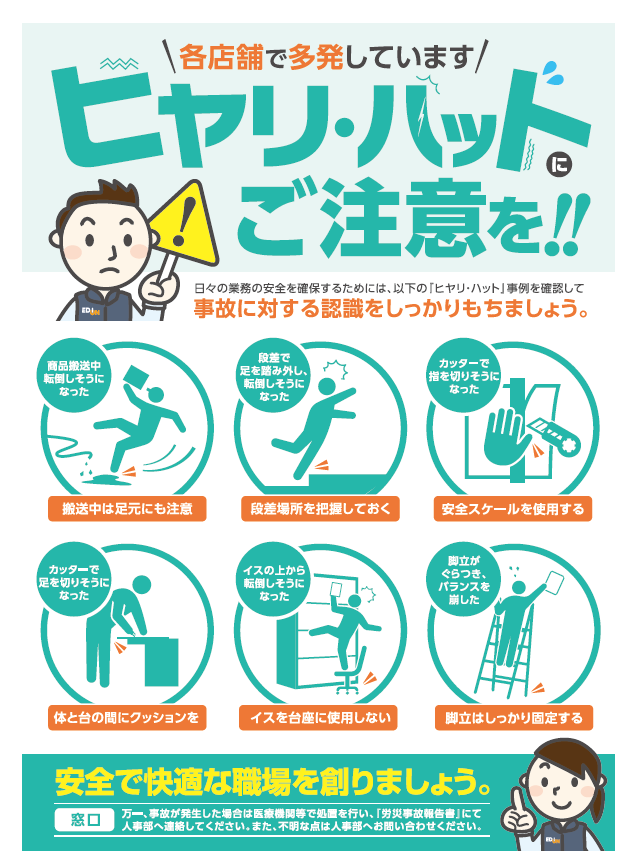 ヒヤリ・ハットポスター