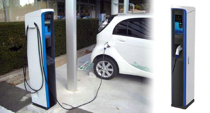 Electric vehicle charging station