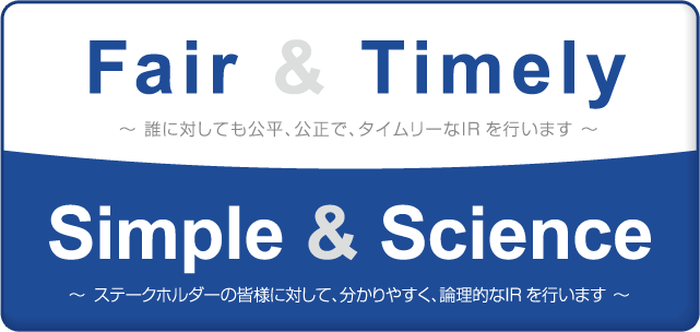 Fair & Timely Simple & Science