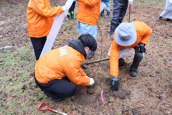 2024年 竹原 春の植樹