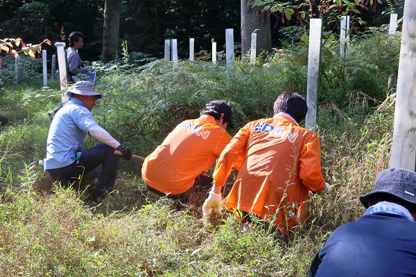 2023年竹原 夏の下草刈り