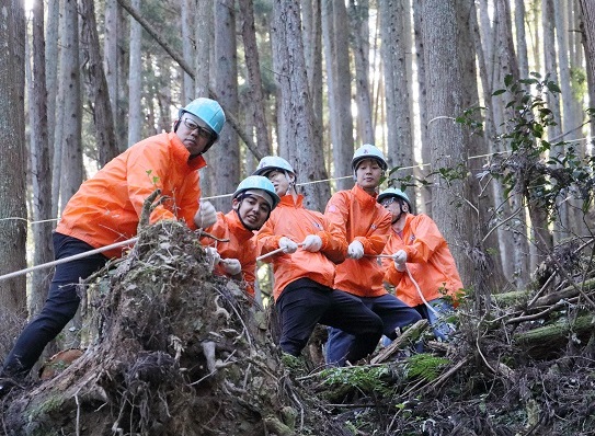 吉野森林保全活動写真