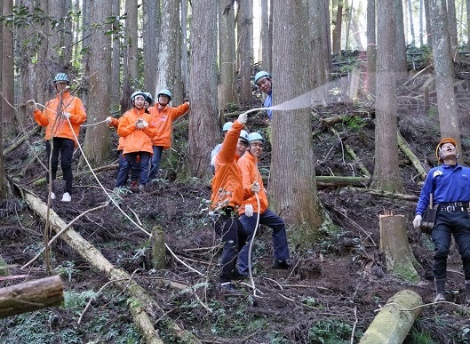 吉野森林保全活動写真
