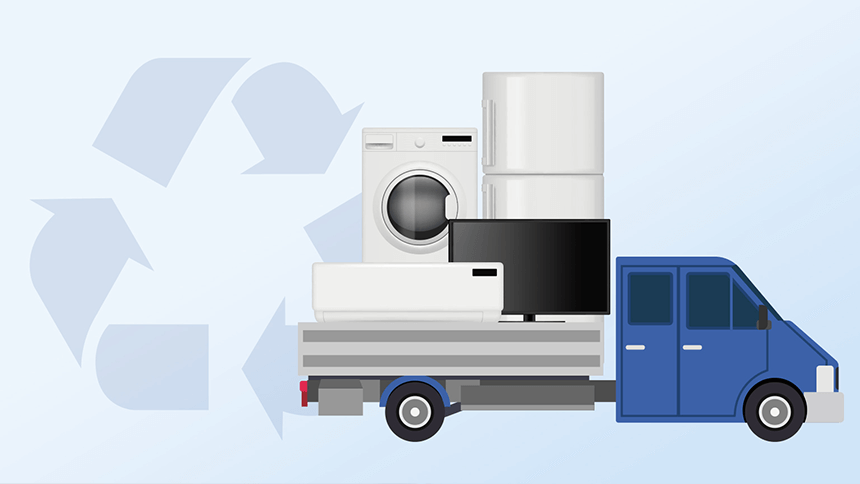 Home appliance recycling