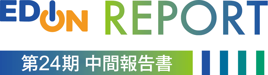 EDION ONLINE REPORT 24期中間報告書 画像