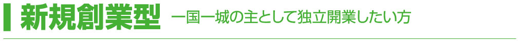 新規創業型